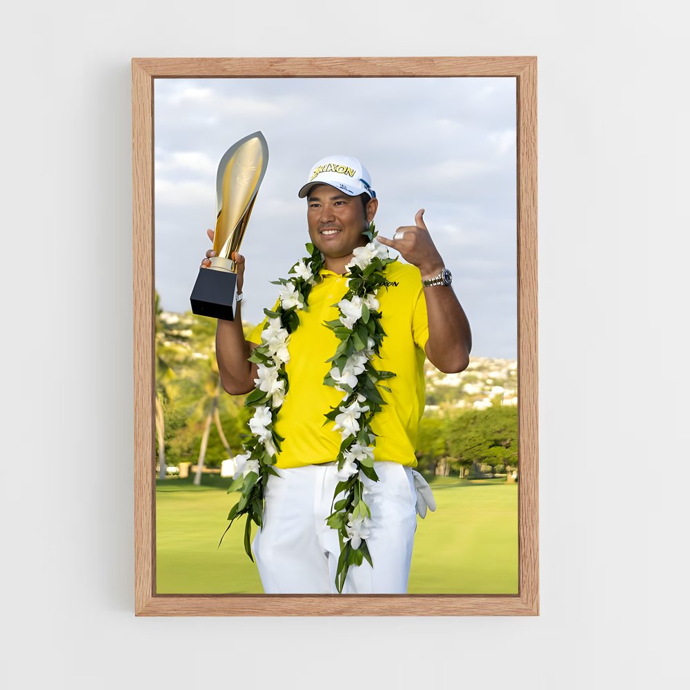 Poster Triomphe de Matsuyama – affiche Golf (vue 4)